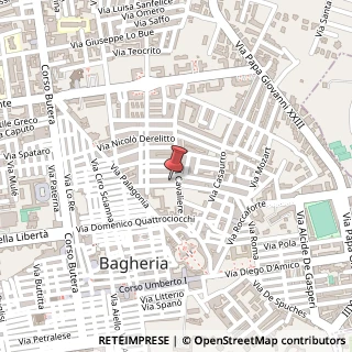 Mappa Via P. Inzerillo, 57, 90011 Bagheria, Palermo (Sicilia)