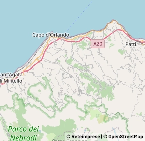 Mappa 98070 San Salvatore Di Fitalia ME, Italia (7.9965)