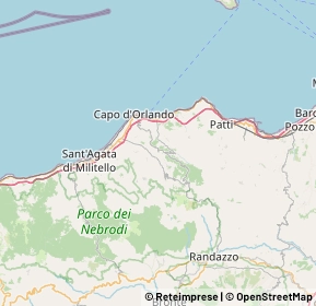 Mappa 98070 San Salvatore Di Fitalia ME, Italia (13.53467)