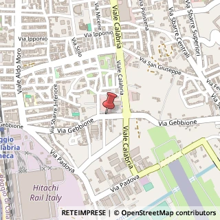 Mappa Via Gebbione,  13, 89131 Reggio di Calabria, Reggio di Calabria (Calabria)