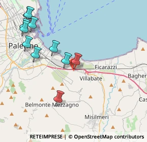 Mappa Viale Regione Siciliana, 90126 Palermo PA, Italia (5.25182)