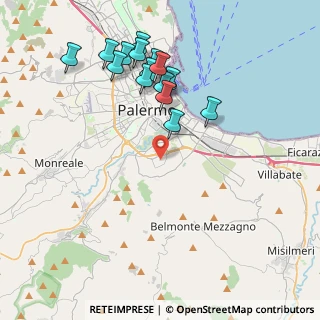 Mappa Via della Giraffa, 90125 Palermo (4.624)