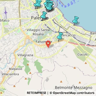 Mappa Via della Giraffa, 90125 Palermo (3.41)