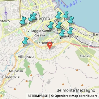 Mappa Via della Giraffa, 90125 Palermo (2.6725)