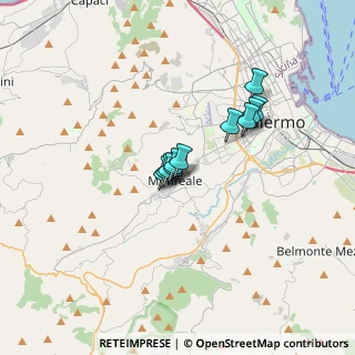 Mappa Via B. d'Acquisto, 90046 Palermo PA, Italia (2.42091)