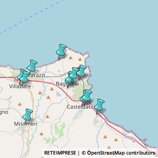 Mappa Via Maestra Restivo, 90017 Santa Flavia PA, Italia (4.06417)
