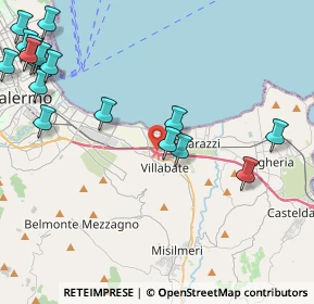 Mappa A19 Diramazione, 90039 Villabate PA, Italia (6.42765)