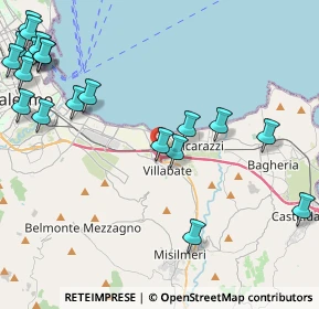 Mappa A19 Diramazione, 90039 Villabate PA, Italia (6.4185)