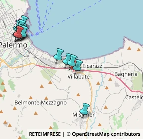 Mappa Via Pomara, 90121 Palermo PA, Italia (5.79375)