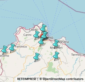 Mappa Fondo Lupo, 90126 Palermo PA, Italia (16.33182)