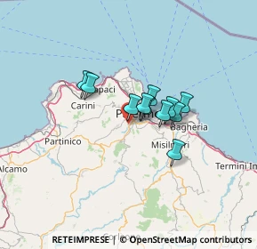 Mappa Fondo Lupo, 90126 Palermo PA, Italia (9.20364)