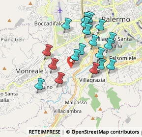 Mappa Fondo Lupo, 90126 Palermo PA, Italia (1.9365)