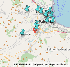 Mappa Fondo Lupo, 90126 Palermo PA, Italia (4.12833)