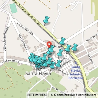 Mappa Via Giuseppe Greco, 90017 Santa Flavia PA, Italia (0.2375)