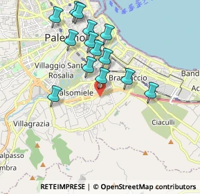 Mappa Via Belmonte Chiavelli, 90123 Palermo PA, Italia (2.05643)