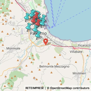 Mappa Via Belmonte Chiavelli, 90123 Palermo PA, Italia (4.91)