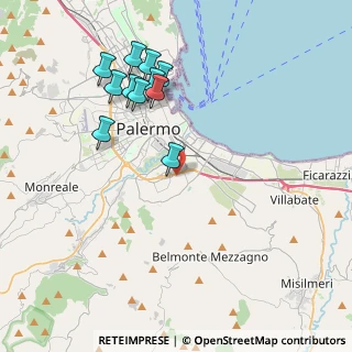 Mappa Via Belmonte Chiavelli, 90123 Palermo PA, Italia (4.49636)