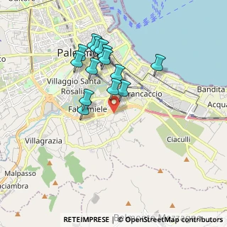 Mappa Via Belmonte Chiavelli, 90123 Palermo PA, Italia (1.79714)