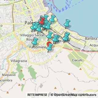 Mappa Via Belmonte Chiavelli, 90123 Palermo PA, Italia (1.7915)