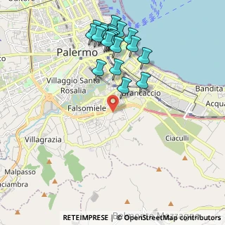 Mappa Via Belmonte Chiavelli, 90123 Palermo PA, Italia (2.4365)