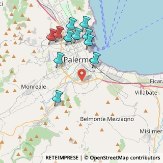 Mappa Via del Pellicano, 90125 Palermo, Italia (4.51273)
