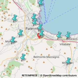 Mappa Vicolo Luigi Russo, 90124 Palermo PA, Italia (5.46417)