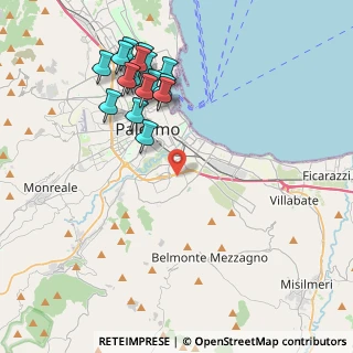 Mappa Vicolo Luigi Russo, 90124 Palermo PA, Italia (4.87438)