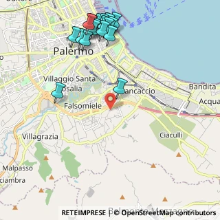 Mappa Vicolo Luigi Russo, 90124 Palermo PA, Italia (3.002)