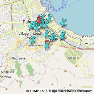 Mappa Vicolo Luigi Russo, 90124 Palermo PA, Italia (1.802)
