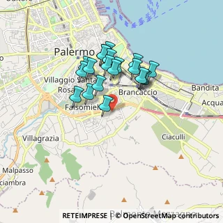 Mappa Vicolo Luigi Russo, 90124 Palermo PA, Italia (1.5865)