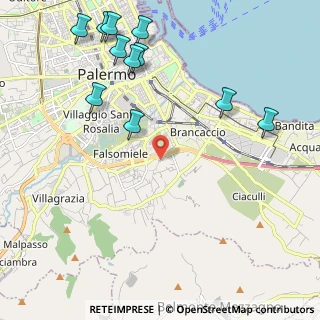 Mappa Vicolo Luigi Russo, 90124 Palermo PA, Italia (2.99636)