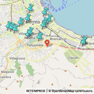 Mappa Vicolo Luigi Russo, 90124 Palermo PA, Italia (2.98533)