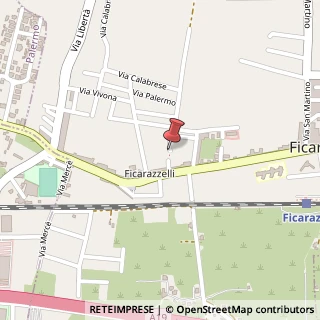 Mappa Via Catalano, 8, 90010 Ficarazzi, Palermo (Sicilia)