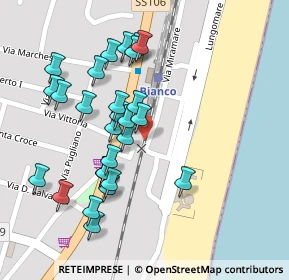 Mappa Piazza Guglielmo Marconi, 89032 Bianco RC, Italia (0.11786)