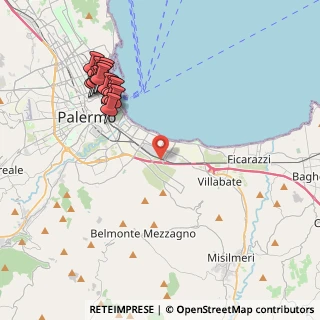 Mappa Via Giuseppe Galeano, 90124 Palermo PA, Italia (5.10571)