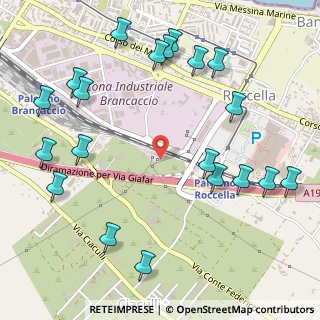 Mappa Via Giuseppe Galeano, 90124 Palermo PA, Italia (0.747)