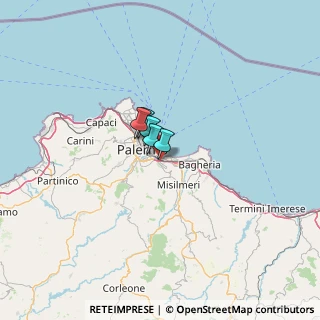 Mappa Via Giuseppe Galeano, 90124 Palermo PA, Italia (53.52059)