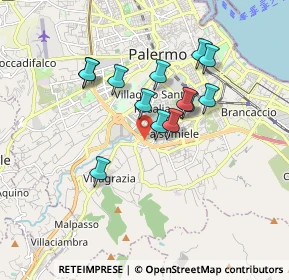 Mappa Viale Regione Siciliana Sud Est, 90126 Palermo PA, Italia (1.63846)