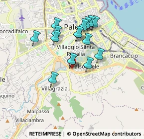 Mappa Viale Regione Siciliana Sud Est, 90126 Palermo PA, Italia (1.75063)