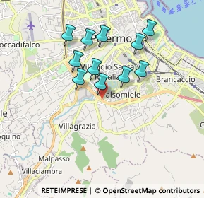 Mappa Viale Regione Siciliana Sud Est, 90126 Palermo PA, Italia (1.72727)