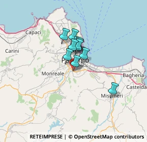 Mappa Viale Regione Siciliana Sud Est, 90126 Palermo PA, Italia (4.49273)