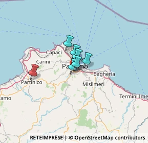 Mappa Viale Regione Siciliana Sud Est, 90126 Palermo PA, Italia (6.71429)