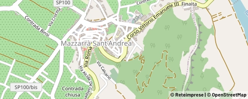 Mappa Mazzarrà Sant'Andrea