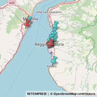 Mappa Via Ipponio, 89129 Reggio di Calabria RC, Italia (4.505)