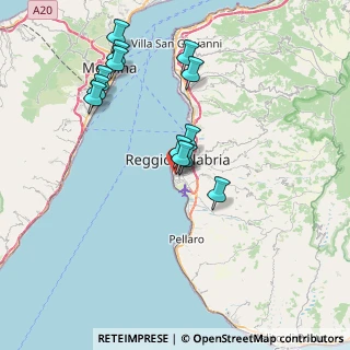 Mappa Via Ipponio, 89129 Reggio di Calabria RC, Italia (8.06)