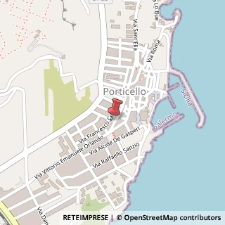 Mappa Via Vittorio Emanuele Orlando, 43, 90017 Santa Flavia, Palermo (Sicilia)