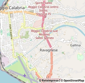 Mappa 89132 Reggio Di Calabria RC, Italia (1.4525)