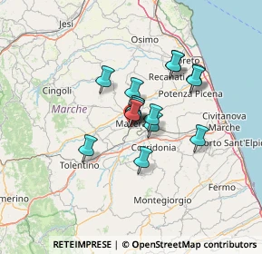 Mappa Via Giovanni di Pietro, 62100 Macerata MC, Italia (8.996)