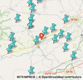 Mappa Via dell'Industria, 62010 Treia MC, Italia (4.786)