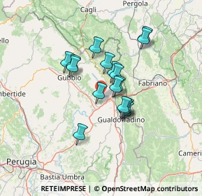 Mappa Località Baccaresca, 06024 Gubbio PG, Italia (10.29353)
